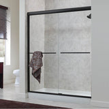 Semi-Framed Sliding Bypass Glass Shower Door - Cove