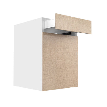 RTA - Fabric Grey - Single Door Base Cabinets | 21"W x 30"H x 23.8"D