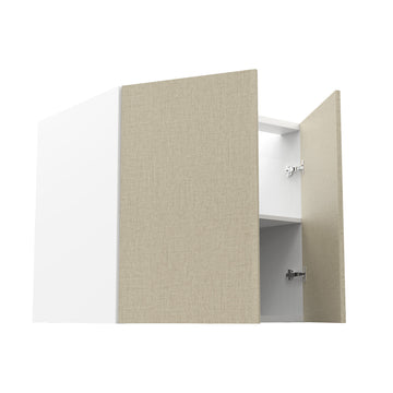 RTA - Fabric Grey - Full Height Double Door Base Cabinets | 33