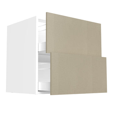 RTA - Fabric Grey - Two Drawer Base Cabinets | 30