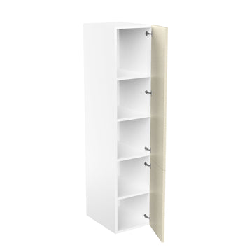 RTA - Fabric Grey - Single Door Tall Cabinets | 18"W x 84"H x 23.8"D