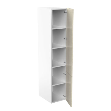 RTA - Fabric Grey - Single Door Tall Cabinets | 18"W x 90"H x 23.8"D