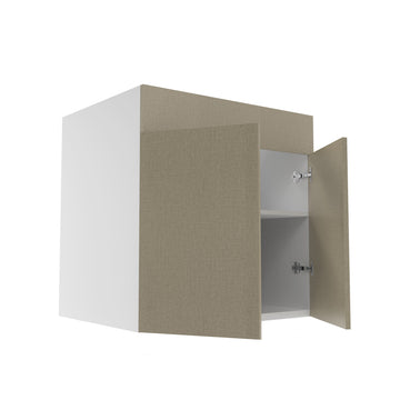 RTA - Fabric Grey - Sink Base Cabinets | 30"W x 34.5"H x 24"D