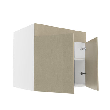 RTA - Fabric Grey - Sink Base Cabinets | 33"W x 34.5"H x 24"D