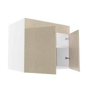 RTA - Fabric Grey - Sink Base Cabinets | 36"W x 34.5"H x 24"D