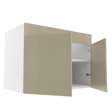 RTA - Fabric Grey - Sink Base Cabinets | 42"W x 30"H x 23.8"D