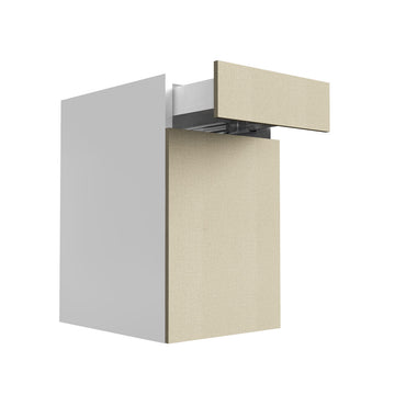 RTA - Fabric Grey - Single Door Vanity Cabinets | 18"W x 34.5"H x 21"D