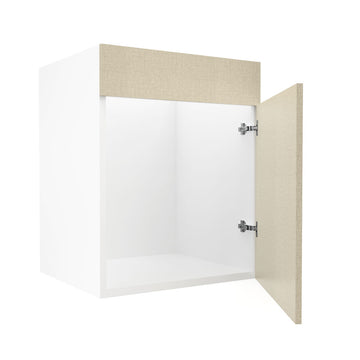 RTA - Fabric Grey - Sink Vanity Cabinets | 24"W x 34.5"H x 21"D