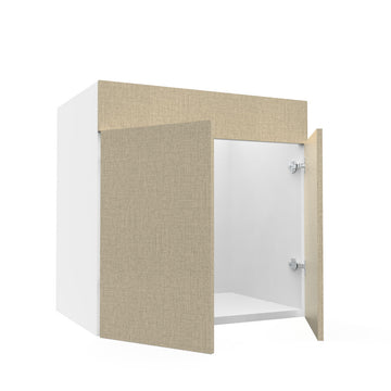 RTA - Fabric Grey - Sink Vanity Cabinets | 30"W x 34.5"H x 21"D