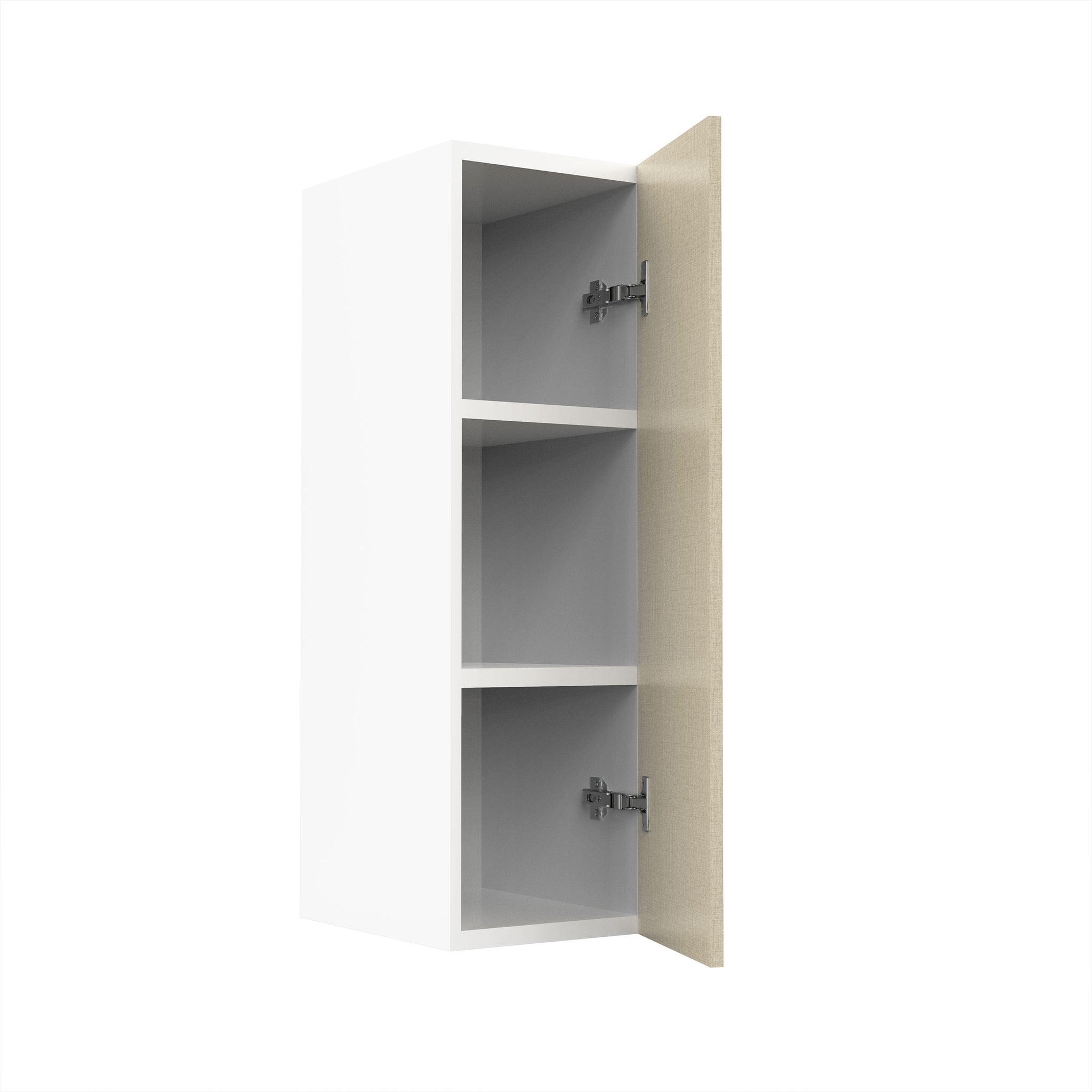 RTA - Fabric Grey - Single Door Wall Cabinets | 9"W x 30"H x 12"D