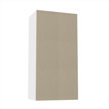 RTA - Fabric Grey - Single Door Wall Cabinets | 18