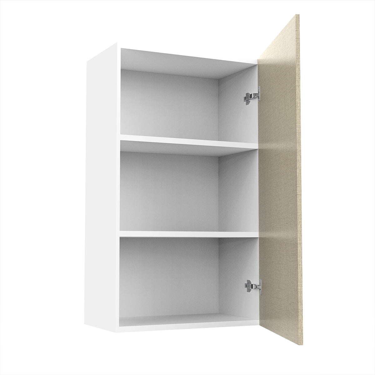 RTA - Fabric Grey - Single Door Wall Cabinets | 21"W x 36"H x 12"D