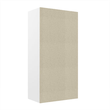 RTA - Fabric Grey - Single Door Wall Cabinets | 24