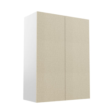 RTA - Fabric Grey - Double Door Wall Cabinet | 24