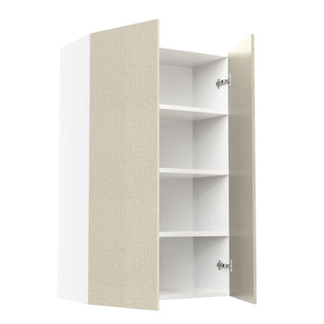 RTA - Fabric Grey - Double Door Wall Cabinets | 27