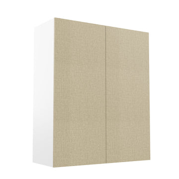 RTA - Fabric Grey - Double Door Wall Cabinets | 30