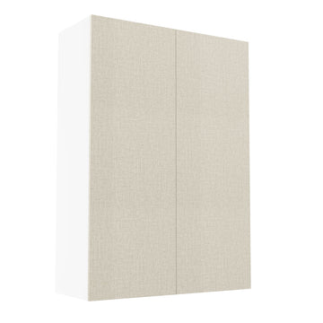 RTA - Fabric Grey - Double Door Wall Cabinets | 30