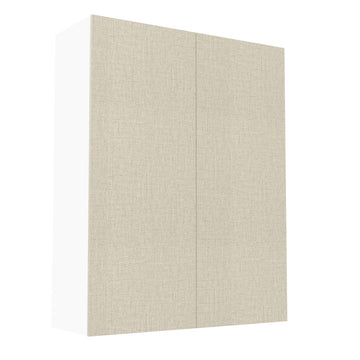 RTA - Fabric Grey - Double Door Wall Cabinets | 33