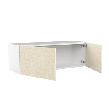 RTA - Fabric Grey - Double Door Wall Cabinets | 36"W x 12"H x 12"D