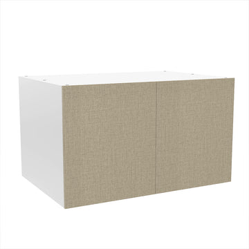 RTA - Fabric Grey - Double Door Refrigerator Wall Cabinets | 36