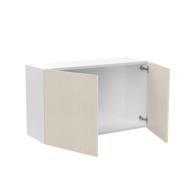 RTA - Fabric Grey - Double Door Wall Cabinets | 36