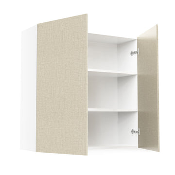 RTA - Fabric Grey - Double Door Wall Cabinets | 36"W x 36"H x 12"D