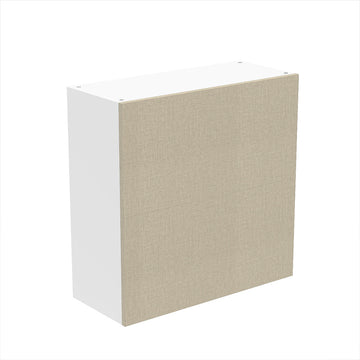 RTA - Fabric Grey - Bi-Fold Door Wall Cabinets | 30"W x 30"H x 12"D