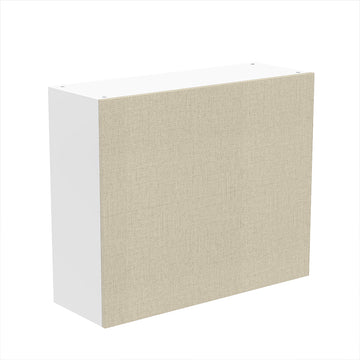 RTA - Fabric Grey - Bi-Fold Door Wall Cabinets | 36