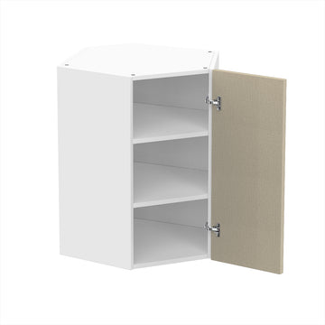 RTA - Fabric Grey - Diagonal Wall Cabinets | 24"W x 30"H x 12"D