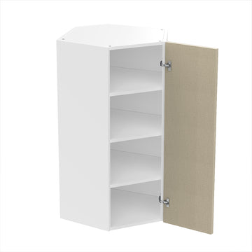 RTA - Fabric Grey - Diagonal Wall Cabinets | 24"W x 42"H x 12"D