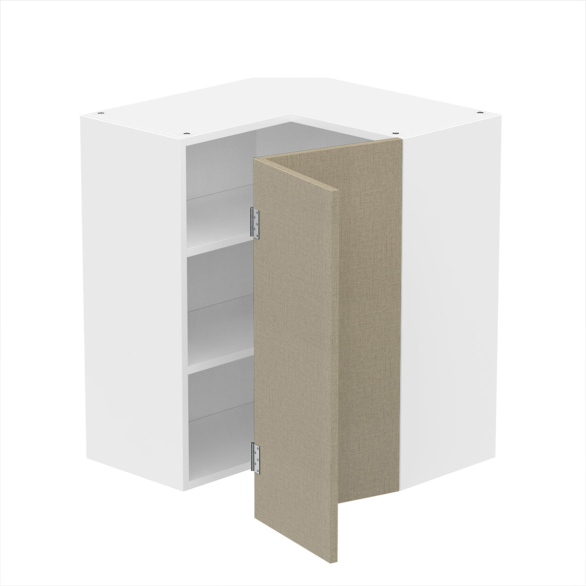 RTA - Fabric Grey - Easy Reach Wall Cabinets | 24"W x 30"H x 12"D