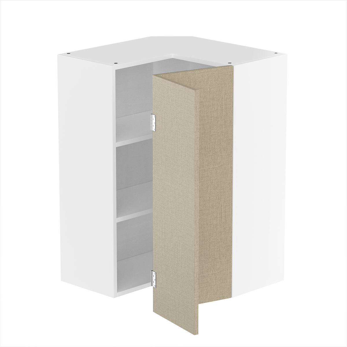 RTA - Fabric Grey - Easy Reach Wall Cabinets | 24"W x 36"H x 12"D