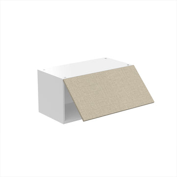 RTA - Fabric Grey - Horizontal Door Wall Cabinets | 24"W x 12"H x 12"D