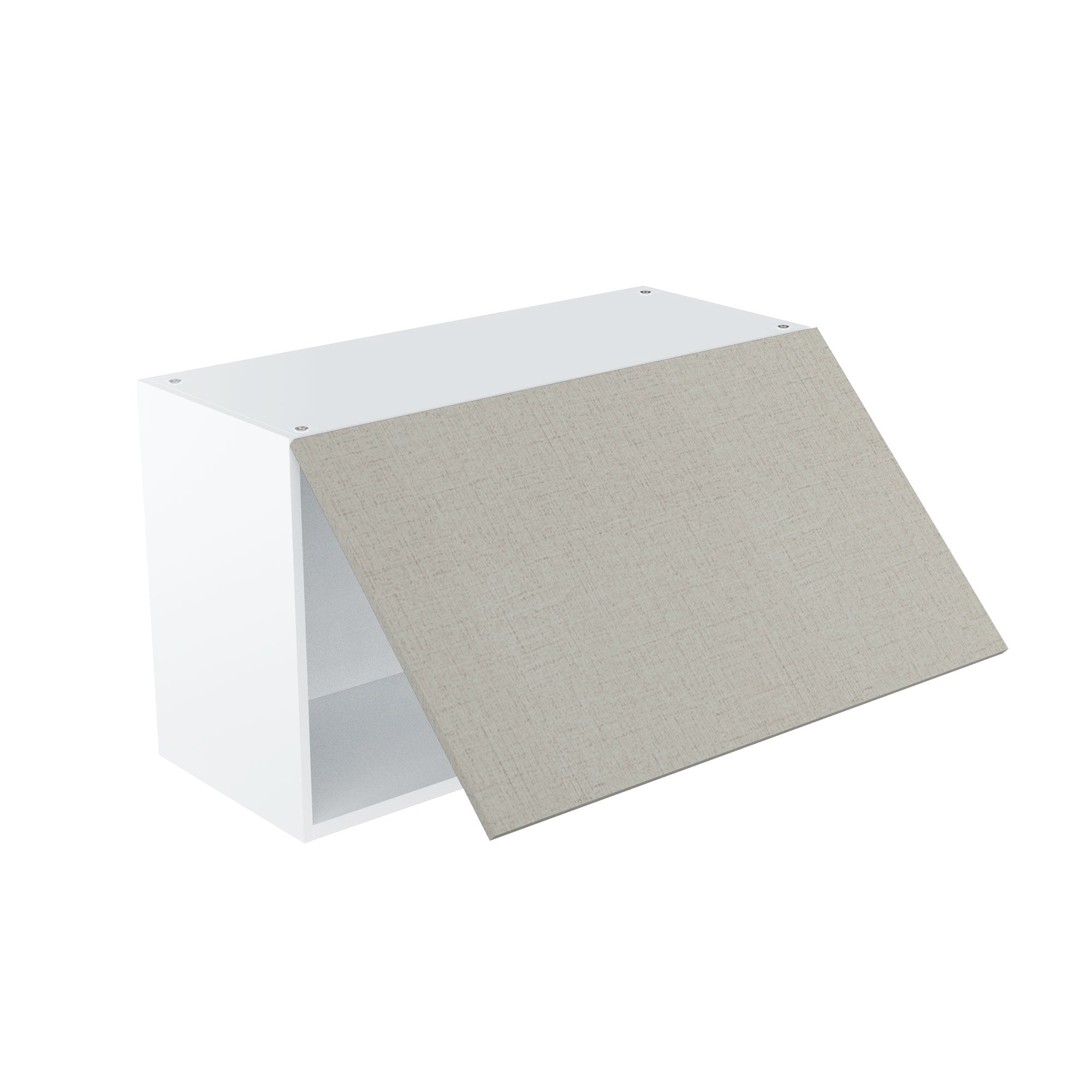 RTA - Fabric Grey - Horizontal Door Wall Cabinets | 30"W x 18"H x 12"D