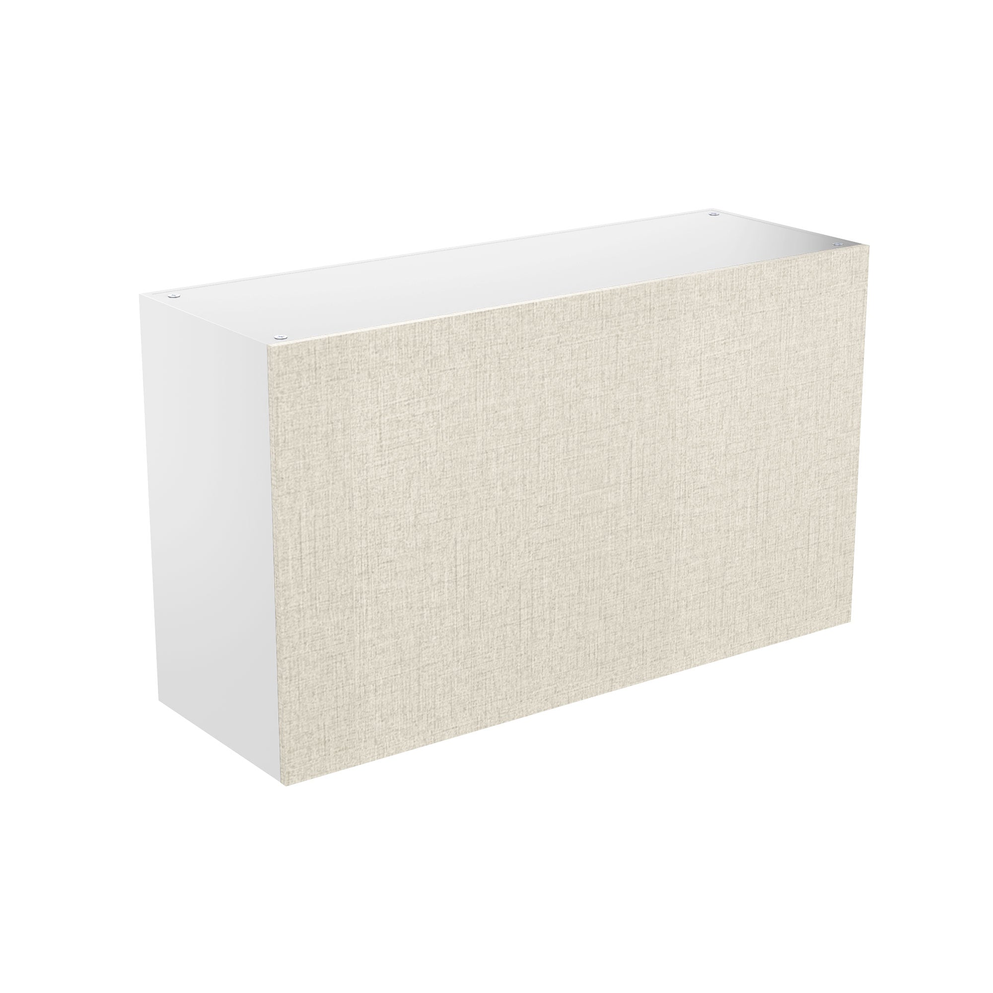 RTA - Fabric Grey - Horizontal Door Wall Cabinets | 36"W x 21"H x 12"D