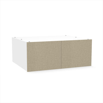 RTA - Fabric Grey - Double Door Wall Cabinets | 33