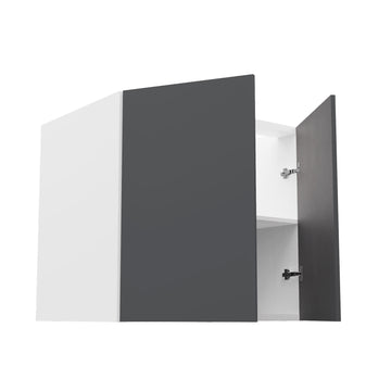 RTA - Glossy Grey - Full Height Double Door Base Cabinets | 33