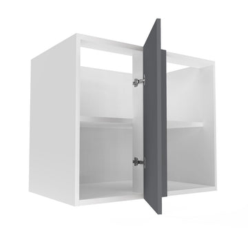 RTA - Glossy Grey - Blind Base Cabinets | 36"W x 34.5"H x 24"D