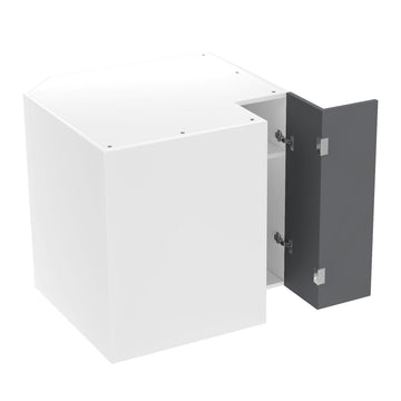RTA - Glossy Grey - Easy Reach Base Cabinets | 33"W x 30"H x 23.8"D