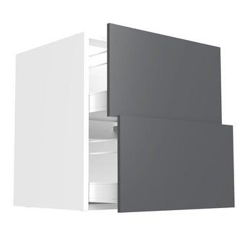 RTA - Glossy Grey - Two Drawer Base Cabinets | 27