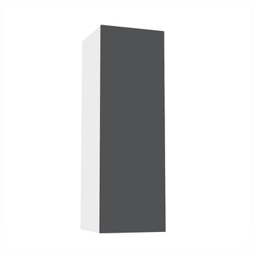 RTA - Glossy Grey - Single Door Wall Cabinets | 12