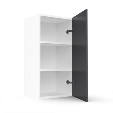 RTA - Glossy Grey - Single Door Wall Cabinets | 15