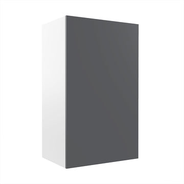 RTA - Glossy Grey - Single Door Wall Cabinets | 18