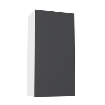 RTA - Glossy Grey - Single Door Wall Cabinets | 18