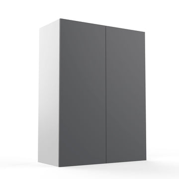 RTA - Glossy Grey - Double Door Wall Cabinet | 24