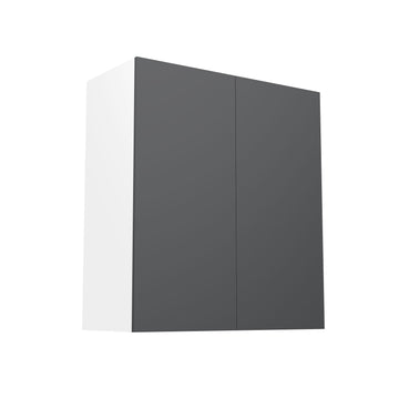 RTA - Glossy Grey - Double Door Wall Cabinets | 27