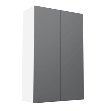 RTA - Glossy Grey - Double Door Wall Cabinets | 27