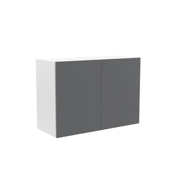 RTA - Glossy Grey - Double Door Wall Cabinets | 33