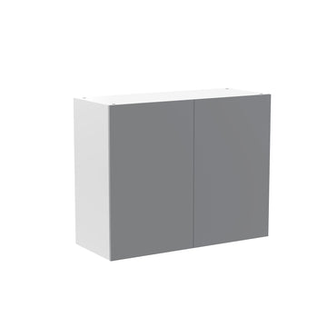 RTA - Glossy Grey - Double Door Wall Cabinets | 30