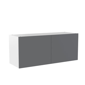 RTA - Glossy Grey - Double Door Wall Cabinets | 36